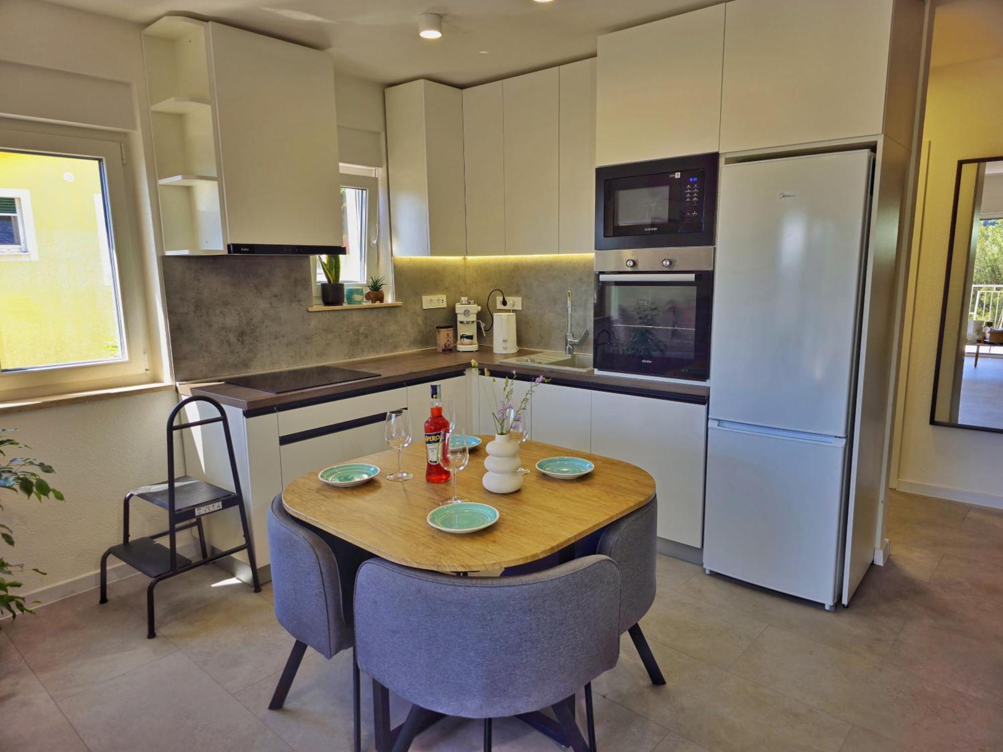 Penthouse Draga Sky In With Free Parking, One Balcony And One Terrace *