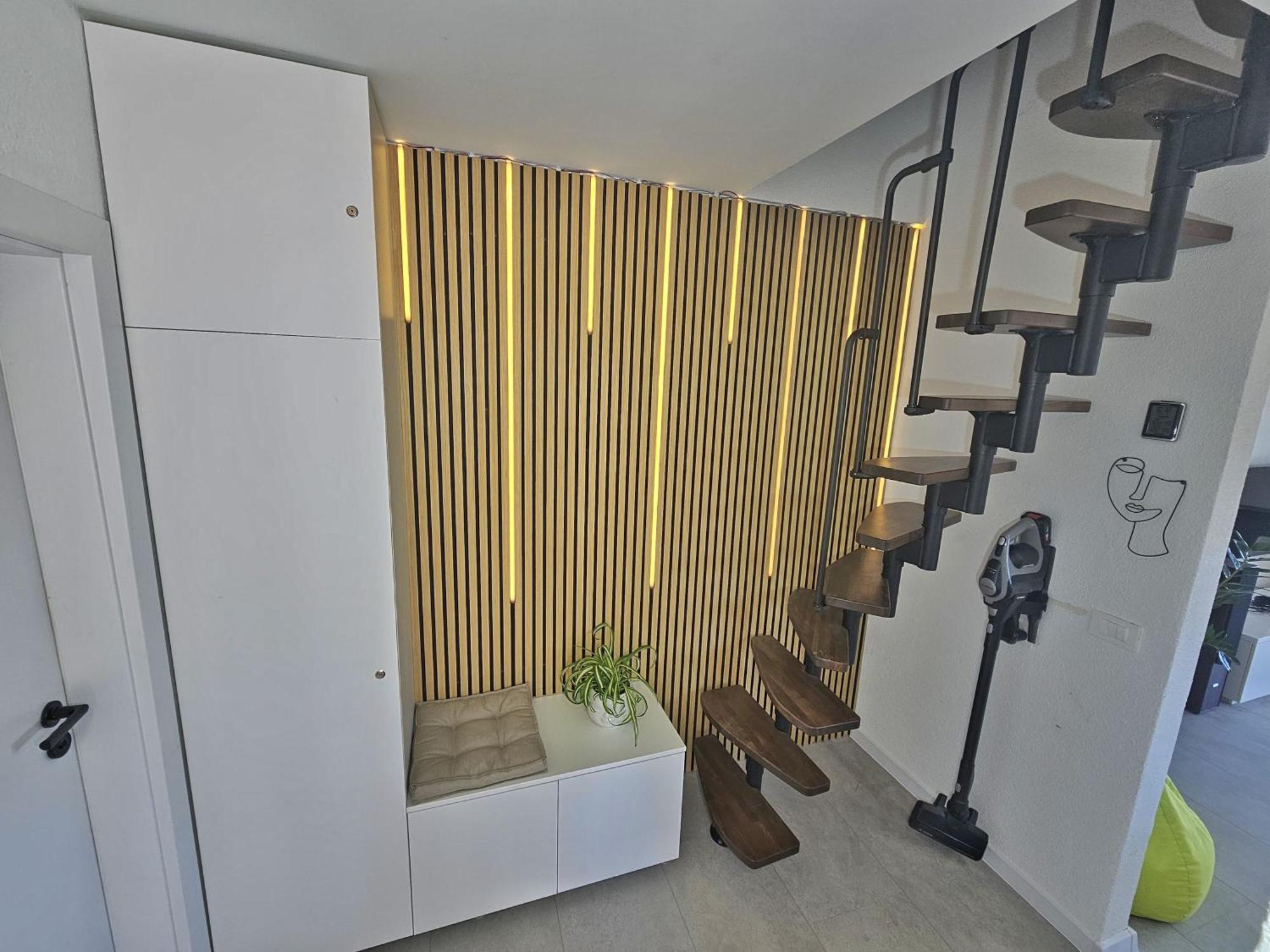 Penthouse Draga Sky In With Free Parking, One Balcony And One Terrace *